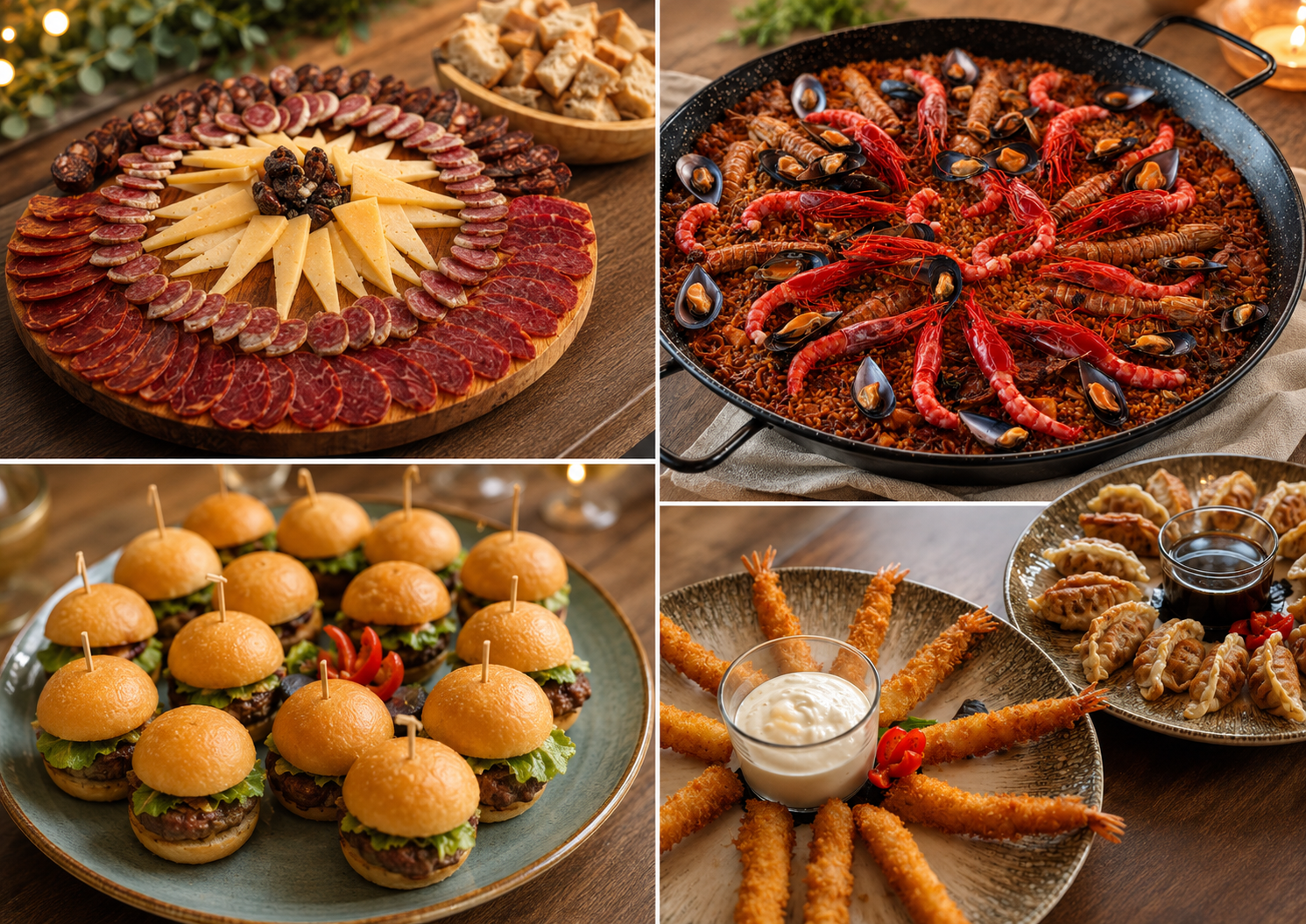 Catering gourmet para eventos