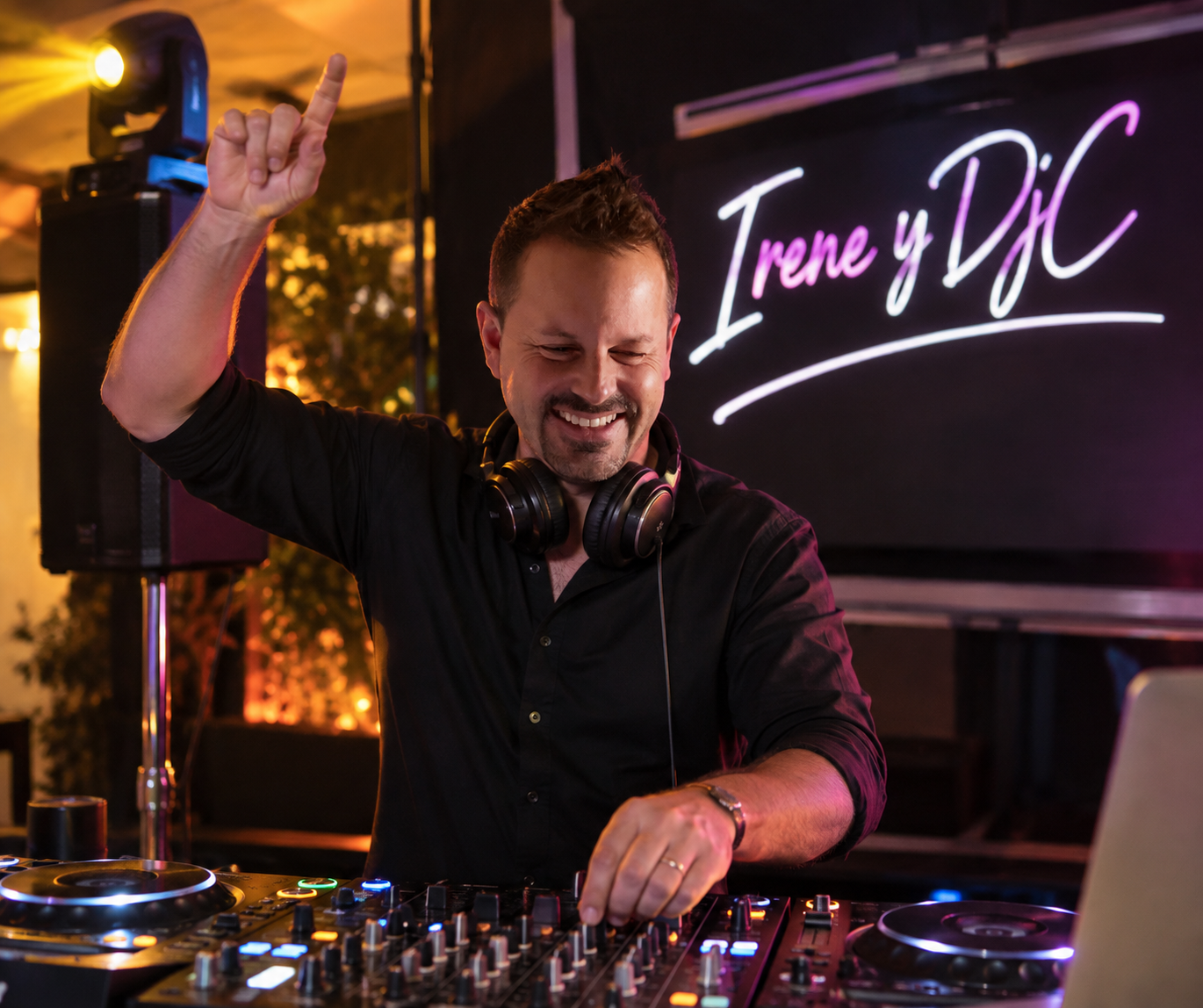 DjC durante una fiesta privada