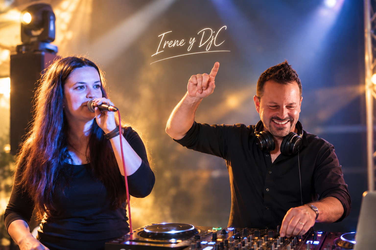 Irene y DjC en directo